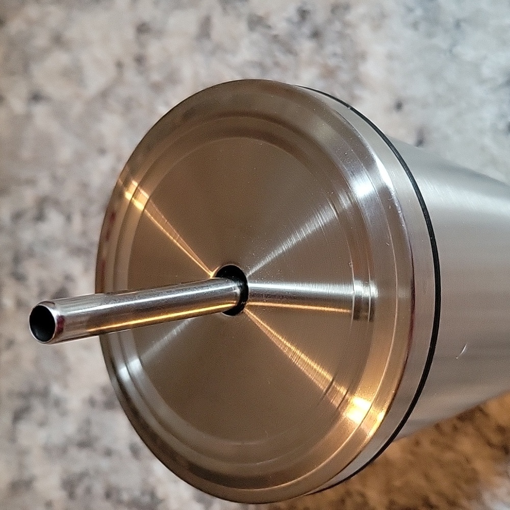 Weight Watchers Stainless Screw-top Cup with Straw - Picture 3 of 8